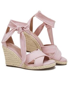 🌸NEW🌸 LAICIGO Ankle Wrap Espadrille Wedge Open Toe Summer Shoes